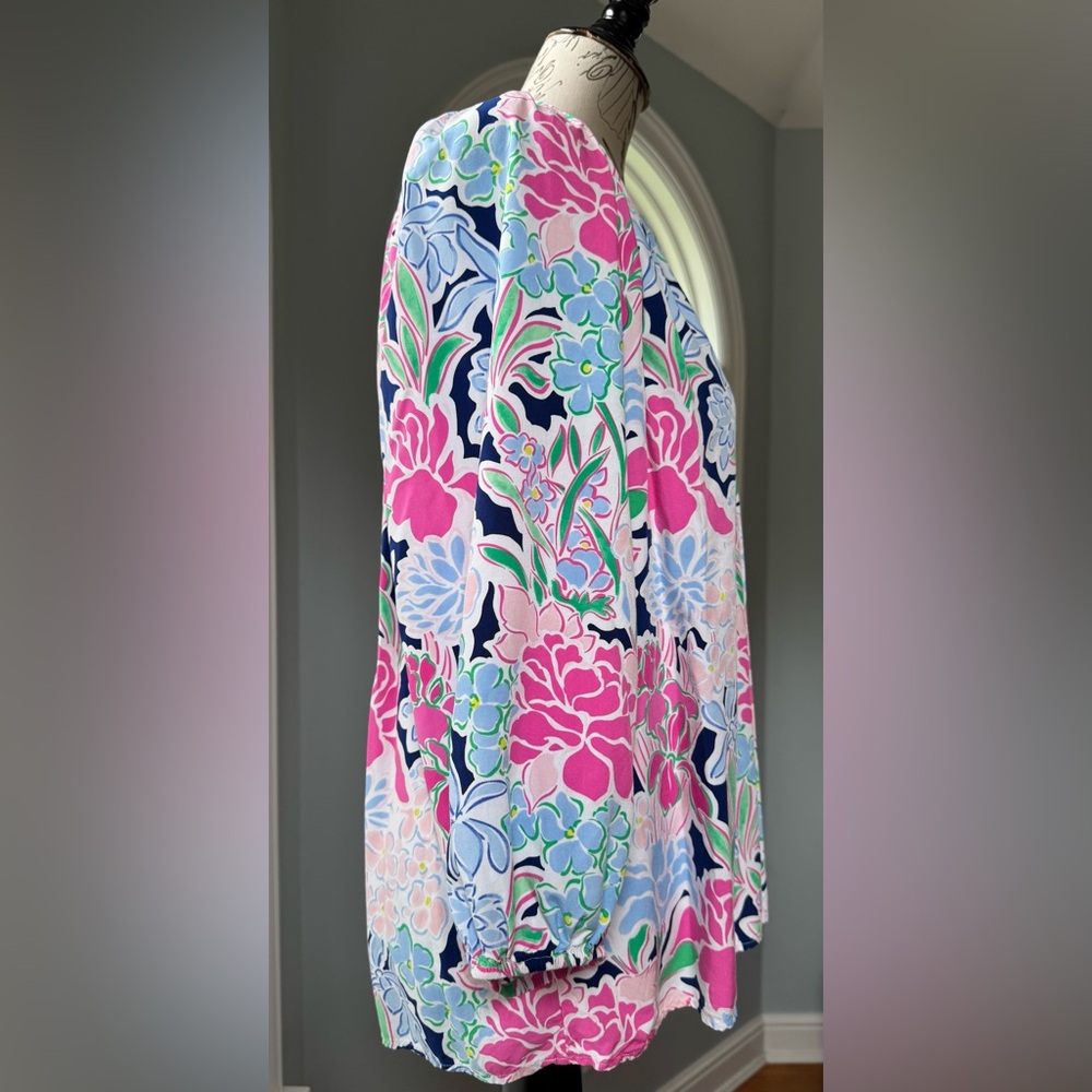 Bundle of 3 EUC Crown & Ivy Floral Peasant Tops. Size XL - Picture 2 of 13